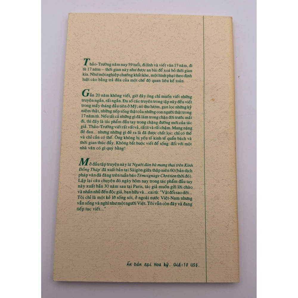 Thao Truong Tieng Thi Tham Trong Bui Tre Gai Vietnamese Paperback Signed 1995 - Picture 2 of 5